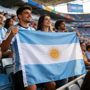 <span class=keywords><strong>Bandera</strong></span> <span class=keywords><strong>de</strong></span> <span class=keywords><strong>Argentina</strong></span> 3x5 pies - Banderas ligeras <span class=keywords><strong>de</strong></span> poliéster con 2 ojales <span class=keywords><strong>de</strong></span> latón para decoraciones <span class=keywords><strong>de</strong></span> fiestas canadienses - Product Image 1