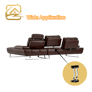 Metal Ratchet Adjustable <b>Sofa</b> Backrest Hinge Click Clack <b>Folding</b> Mechanism For Sleeping <b>Sofa</b> <b>Bed</b> - Product Image 4