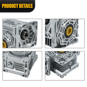 HLTNCWorm Gear Reducer NMRV040 Input Hole 14mmoupput Hole 25mm Gear Ratio <strong>Worm</strong> <strong>Gearbox</strong> for 80 110 130 mm Servo Motor or 110mmcnc - Product Image 5