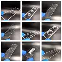 Wholesale 7104 Frosted Edge Double Concave Laboratory Microscope Slide Cover Glass Chemical Medical Sailboat Brand