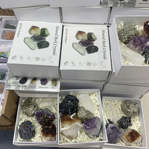 Vente en gros de haute qualité cristal naturel <span class=keywords><strong>cristaux</strong></span> bruts <span class=keywords><strong>et</strong></span> <span class=keywords><strong>minéraux</strong></span> Chakra Set Box - Product Image 5