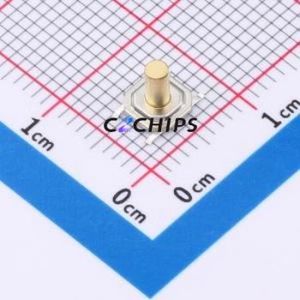 TSE05314-050D541UJ-R1000 Tactile Switch SMD-4P,5.1x5.1mm Switch Single Pole Single Throw Round Button 2.8N 5.1mm - Product Image 1