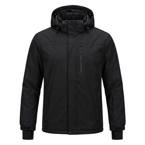 Chaqueta Térmica de Esquí Personalizada Unisex de Poliéster/Algodón Polartec, Transpirable, con Cierre, de Secado Rápido, que Absorbe la Humedad, para Esquí al Aire Libre - Product Image 1