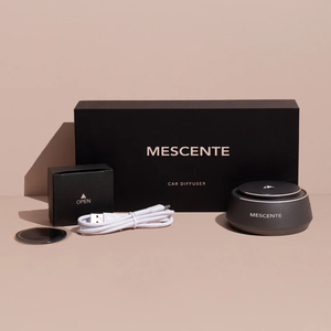 Mescente 2025 hương thơm sang trọng làm mát không khí di động thông minh Kim Loại nước hoa xe hơi sương khuếch tán hương thơm - Product Image 2