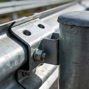 อุปกรณ์ขึ้นรูปเสาเหล็กกั้นแบบลูกฟูกสามชิ้นเคลือบสังกะสีและเคลือบสีฝุ่น - Product Image 6