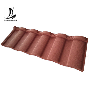 Matériaux de toiture colorés Tuiles en métal revêtues de pierre à bas prix d'usine chinoise pour <span class=keywords><strong>couverture</strong></span> de <span class=keywords><strong>toit</strong></span> de maison préfabriquée - Product Image 5