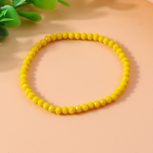 कस्टम बोहेमियन रंगीन छोटे क्रिस्टल ग्लास बेड्स ब्रैसलेट फैशन दोस्ती उपहार बेडेड कंगन - Product Image 6