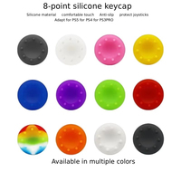 Capuchons de joystick de manette de jeu en silicone, vente en gros d'usine, conception antidérapante à 8 points, disponibles pour manettes PS5/4/3