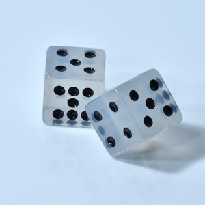 OEM <strong>Custom</strong> Printed Plastic Crystal D6 <strong>Dice</strong> 14mm <strong>Custom</strong> Color Crystal <strong>Dice</strong> - Product Image 2