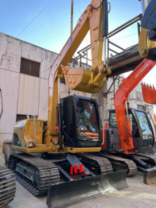 Excavadora rotativa de registro Caterpillar 307D de alto rendimiento, pintura Original usada, Motor de núcleo de excavadora sobre orugas Cat307D a la venta - Product Image 3