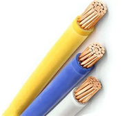 Fil et câble de construction 100% cuivre pur THHN/THW isolés en PVC 14AWG 600V