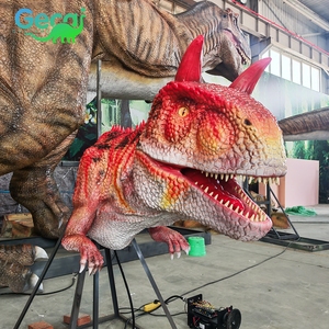 Dinosaurio <span class=keywords><strong>Ceratosaurus</strong></span> Gigante Animatrónico de Gecai, Robot de Tamaño Real, Disfraz de Dinosaurios - Product Image 1