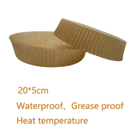 150 doublures carrées brunes antiadhésives pour friteuse à air, 8 pouces, résistantes à la graisse, écologiques, imperméables, compatibles four, jetables en papier