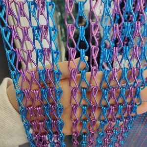 Nhôm/Thép không gỉ/đồng thau trang trí dệt dây lưới kim loại trang trí lưới - Product Image 5