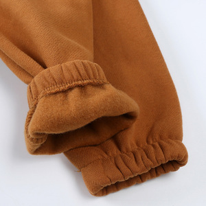 شتوي وخريفي صلب مخصص للأطفال ، طقم بنطال بغطاء رأس بسحاب للأطفال - Product Image 6