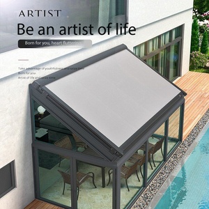 <span class=keywords><strong>Toldo</strong></span> <span class=keywords><strong>Retráctil</strong></span> Motorizado para Techo Exterior, de Aluminio, con Aislamiento Térmico, Automático, con Tela Española de Primera Calidad - Product Image 2