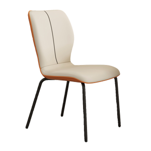 Ensemble de salle à manger en cuir noir et or de luxe nordique chaises d'hôtel modernes pour la maison et le restaurant - Product Image 5