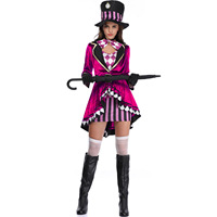 BAIGE S-XXL Alice femme magicien Performance COS Costume Halloween cirque magicien jeu de rôle scène Performance porter