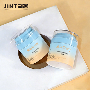 Vente en gros de pots en plastique acrylique vides pour crème cosmétique de 15 ml, 30 ml, 50 ml, marque CAP JINTE, modèle JTC23, forme cylindrique, sérigraphie - Product Image 6