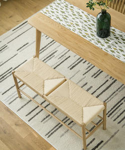 Nordico in legno massello Rattan <span class=keywords><strong>panca</strong></span> lunga per il tempo libero mobili <span class=keywords><strong>da</strong></span> <span class=keywords><strong>esterno</strong></span> soggiorno sala <span class=keywords><strong>da</strong></span> pranzo casa <span class=keywords><strong>panca</strong></span> scarpe centrale <span class=keywords><strong>panca</strong></span> - Product Image 4