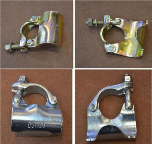 Abrazadera de Andamio Fija y Giratoria, Abrazadera de Andamio Galvanizada de 48.6*48.6mm, Accesorio de Abrazadera para Tubo de Andamio BS1139 - Product Image 5