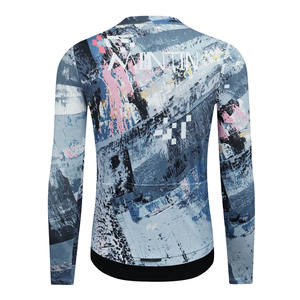 Maillot de cyclisme thermique d'hiver en gros chemises de vélo vêtements de cyclisme personnalisés haut avec votre propre logo directement du fabricant - Product Image 2