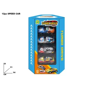 Juego de 12 Autos de Juguete de Plástico con Fricción, Certificación CE, 21x14x11cm, para Niños de 3+ Años - Product Image 3