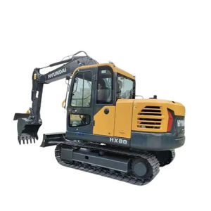 La Corée a fait l'excavatrice hydraulique de la chenille HX80 équipement de l'excavatrice HX80 de machines de petit prix de 8 tonnes - Product Image 1
