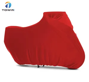 Indoor Outdoor Elastic Dust Protection Motorcycle Tarpaulin Stretch Fabric Interior Motorcycle Protective Cover