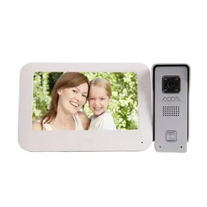 1080P无线液晶显示器视频门铃摄像头夜视图雅Wifi电子窥视孔门查看器，带应用程序控制