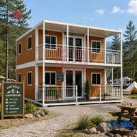 Casa Contenedor Expandible de Acero para Alojamiento de Emergencia con Suministro de Distribuidor