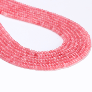 Perles de pierres précieuses naturelles de haute qualité Œil de chat blanc et corail minéral 8 mm Coupe brillante Pierre en vrac Polie Haute visibilité - Product Image 5