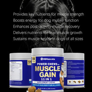 <span class=keywords><strong>Muscle</strong></span> Gain Power para mascotas, masticables suaves, constructor de músculos nutricionales para mascotas para perros, fortalece el mantenimiento del crecimiento muscular - Product Image 3