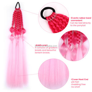 AliLeader Nouveau Design <span class=keywords><strong>Coiffure</strong></span> Ombre Boîte <span class=keywords><strong>Tresse</strong></span> Mixte Lanterne Queues <span class=keywords><strong>de</strong></span> Poney Postiches Queues <span class=keywords><strong>de</strong></span> <span class=keywords><strong>Cheval</strong></span> Extensions <span class=keywords><strong>de</strong></span> Cheveux Queue <span class=keywords><strong>de</strong></span> <span class=keywords><strong>Cheval</strong></span> Synthétique - Product Image 5