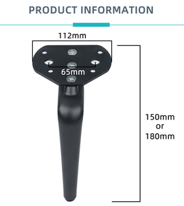 Patas de sofá de Metal grueso de gama alta, pie de Hoz de estilo L ligero de lujo para silla, cocina, sala de estar, mesa de centro, armario de TV, cama - Product Image 4
