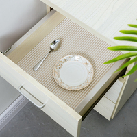 Protecteur de commode de placard de doublure d'étagère de poignée de PVC