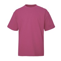 T-shirts Homme Oversize en Coton Tricoté 100% Personnalisés OEM de Luxe, Décontractés et Tendance, à Épaules Tombantes, Vente en Gros