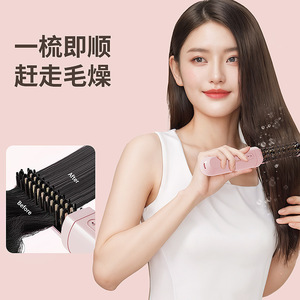 Mini Wireless Hair Straightener Comb With Negative Ion Technology Portable Rechargeable For Travel And Daily Use - Product Image 4
