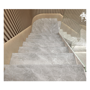 Carreaux en porcelaine personnalisés <span class=keywords><strong>pour</strong></span> escaliers <span class=keywords><strong>couleur</strong></span> grise 250x1500mm décoration intérieure escaliers carreaux en porcelaine d'intérieur <span class=keywords><strong>pour</strong></span> sol - Product Image 1