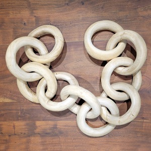 Most Selling <b>Wooden</b> Link Chain Wall Hanging Decorative Table Accent for Home Living Room Office and <b>Shelf</b> Display Bulk Supplier - Product Image 5