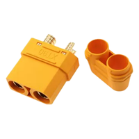 Connecteur XT90 mâle/femelle avec gaine, prise haute intensité pour modèle réduit, connecteur banane plaqué or pour batterie au lithium
