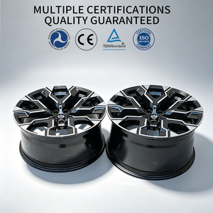 Jantes FLowtone, nouveau style, design creux, 20 pouces, 5x112, jantes en alliage noir légères pour <span class=keywords><strong>Audi</strong></span> A3 A4 A5 A6 A7 A8 Q2 Q3 Q5 Q7 - Product Image 4