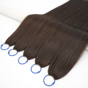 Vente en gros <span class=keywords><strong>de</strong></span> cheveux humains Remy vierges, confortables, sans dommages, pour crochet, qualité salon, invisibles, pour professionnels - Product Image 1