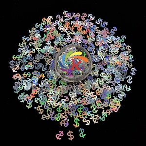 Paillettes en vrac pour nail art, formes <span class=keywords><strong>de</strong></span> Noël, paillettes épaisses, flèche <span class=keywords><strong>de</strong></span> <span class=keywords><strong>Cupidon</strong></span>, dollars, poisson, ballon, squelette - Product Image 3