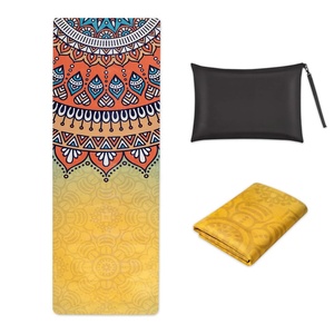 CZFIT - Tapete de Yoga Ecológico, Impermeable, Portátil, con Logotipo Personalizado, de NBR, para Viajes, Fitness, Pilates, Ejercicio al Aire Libre, Entrenamiento - Product Image 1