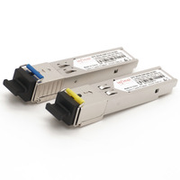 Módulo SFP SC 40KM 1.25G DDM BIDI para Switch Ethernet, Transceptor de Fibra Óptica Compatible con TP-link/Mikrotik/Cisco