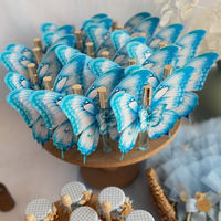 Flacon de parfum 3D en forme de papillon avec ornements et cadeaux d'ambiance papillon, autocollants décoratifs, décoration papillon