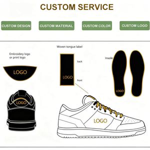 Luxurious Men's High Quality Sports Casual Skate <strong>Shoes</strong> Designer Lace-Up Closure New Brand High Fashion - Product Image 5