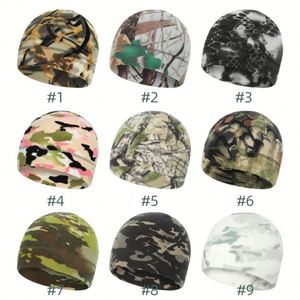 Gorro Deportivo con Patrón de Camuflaje al por Mayor, de Forro Polar de Poliéster, Cortavientos y Ajustable para Pesca al Aire Libre, Entrega Rápida - Product Image 5
