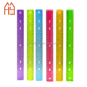 Vente en gros 30cm <span class=keywords><strong>Neon</strong></span> Highlight Règle Impression couleur Règles publicitaires Logo personnalisé et couleur - Product Image 4